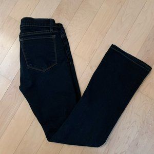 J Brand Straight Leg Black Jeans